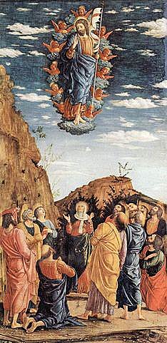 Andrea Mantegna, Ascensione, 1460, Galleria degli Uffizi, Firenze
