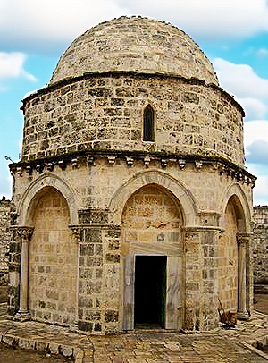 Gerusalemme   Edicola dell'Ascensione
