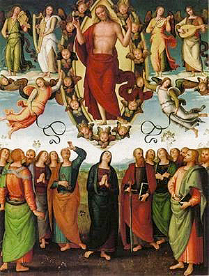 Pietro Perugino, Ascensione di Cristo