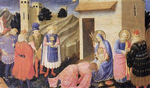 800px angelico adorazione dei magi da predella annunciazioe di cortona 3198590